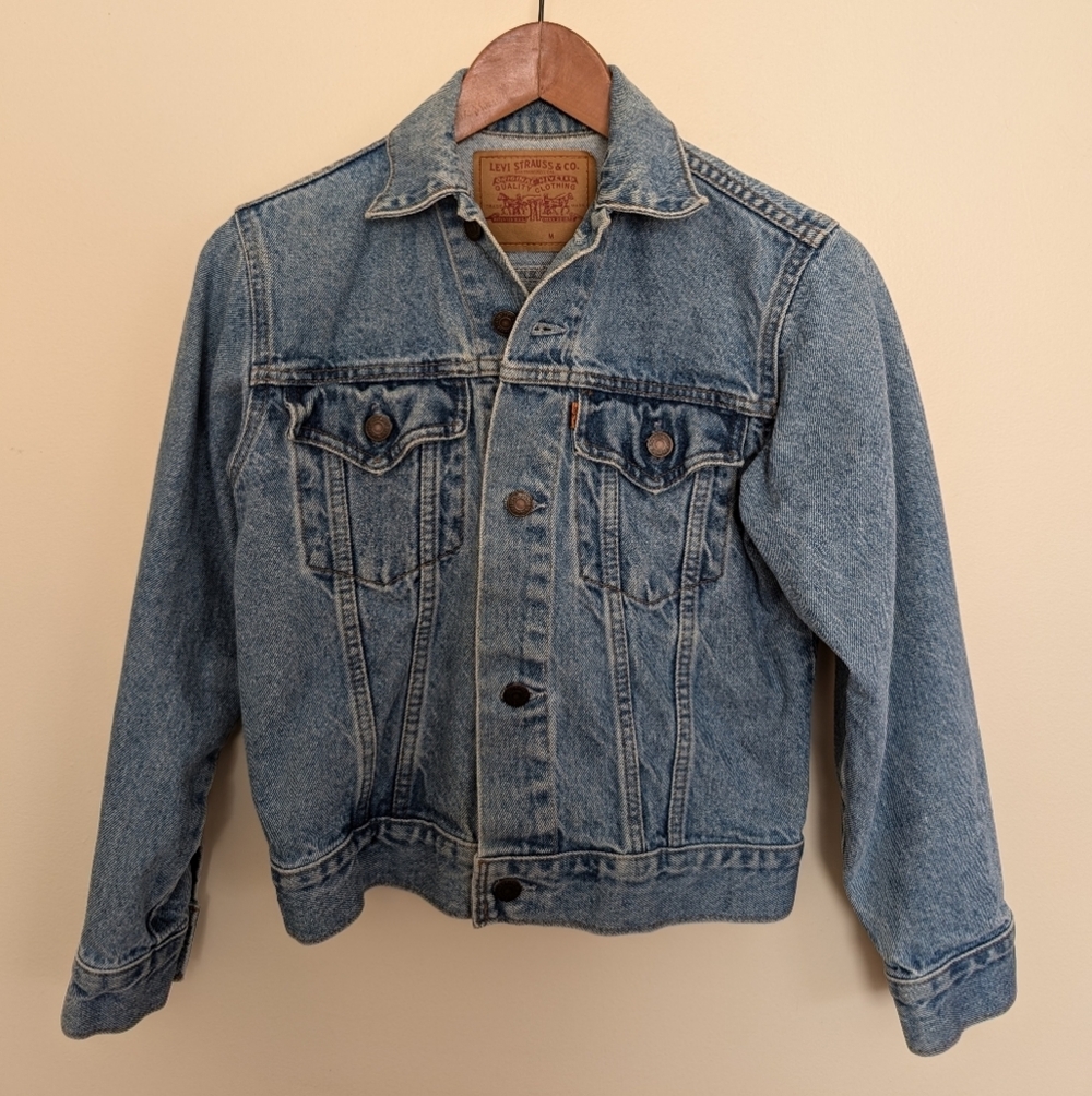 Vintage Levi's orange tab Jean denim jacket medium